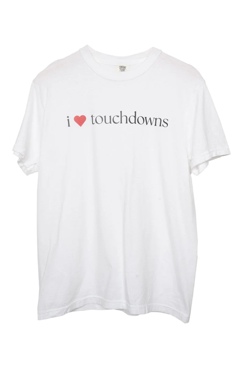 I Heart Touchdowns Women's Graphic Tee - Image 5