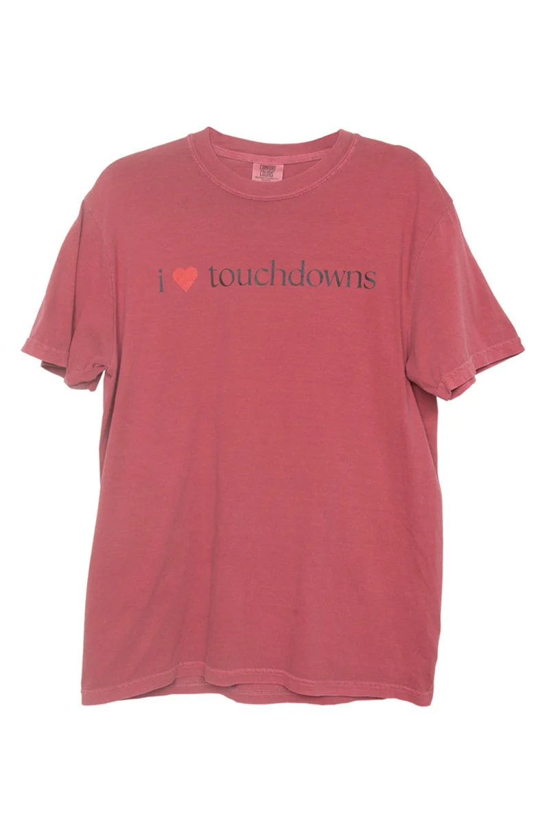 I Heart Touchdowns Women's Graphic Tee - Image 6