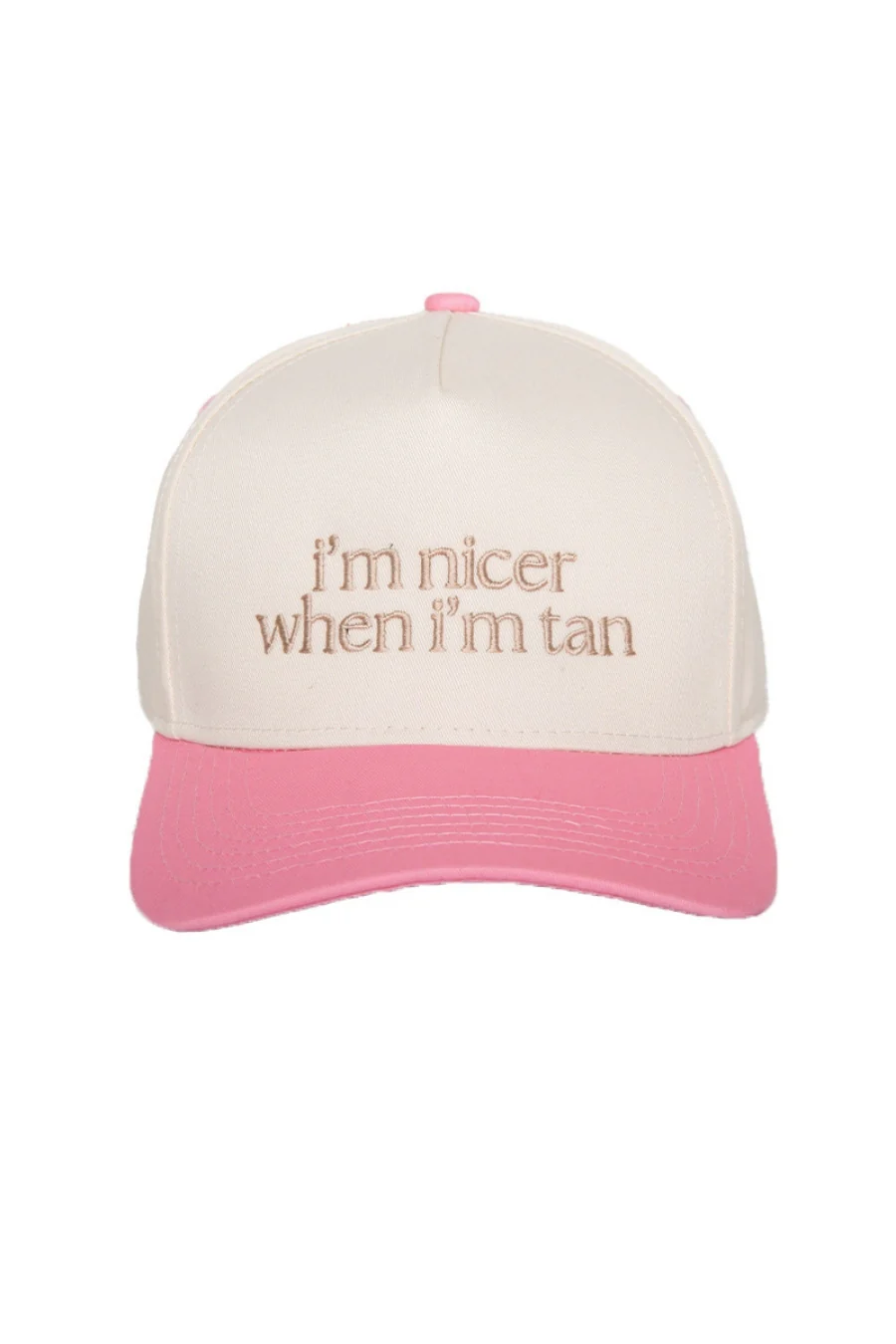 I'm Nicer When I'm Tan Funny Two-Toned Vintage Hats - Image 19