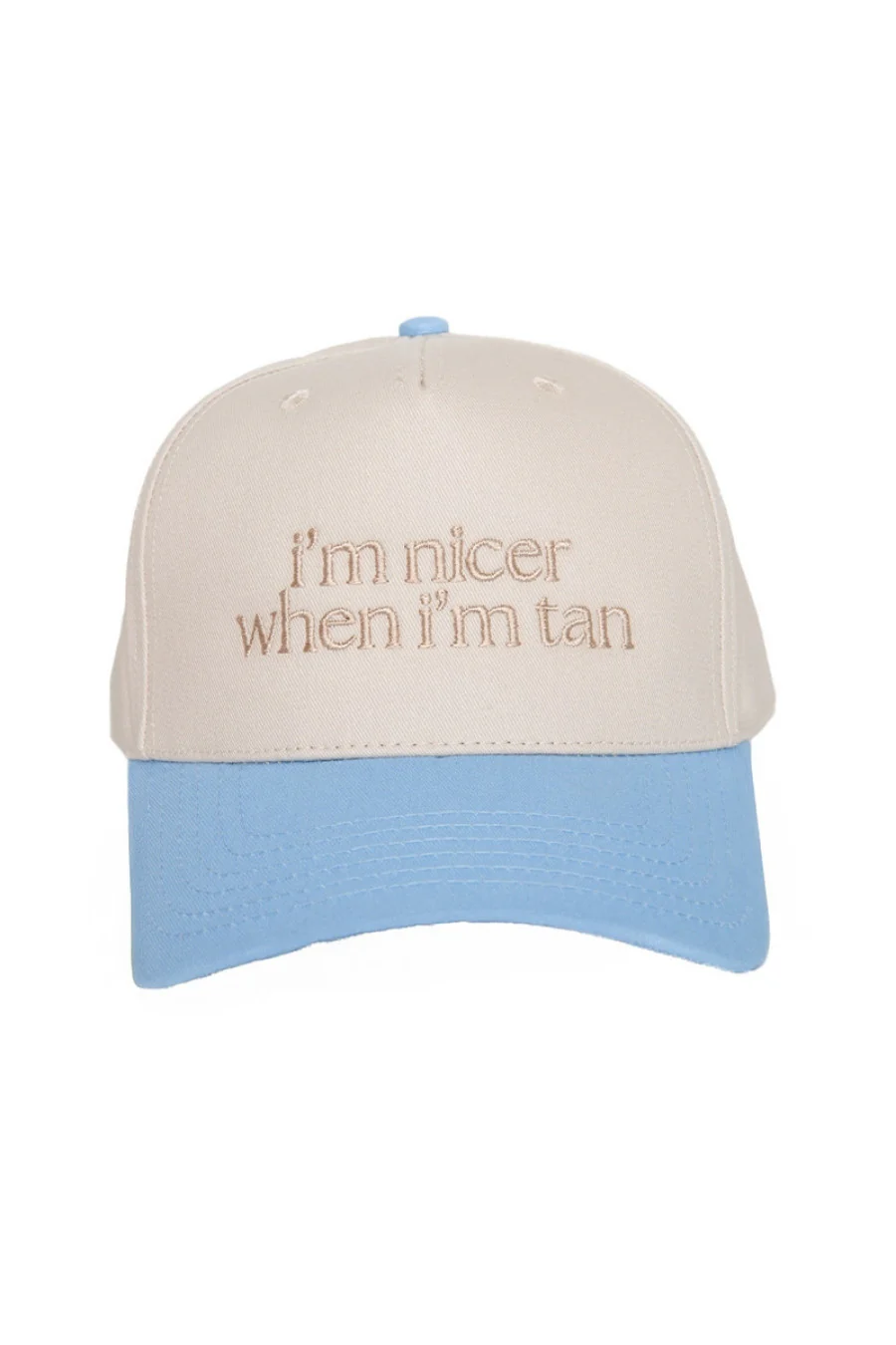 I'm Nicer When I'm Tan Funny Two-Toned Vintage Hats - Image 20