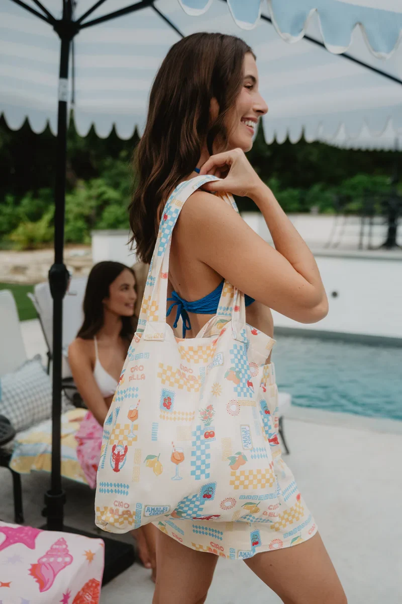 Italian Summer Beach Tote - Image 4