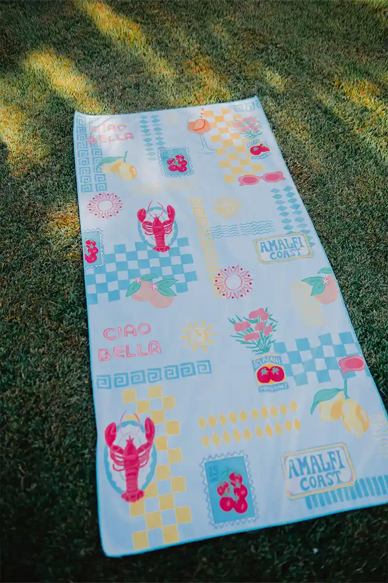 Italian Summer Reversible Quick Dry Towel - Image 4