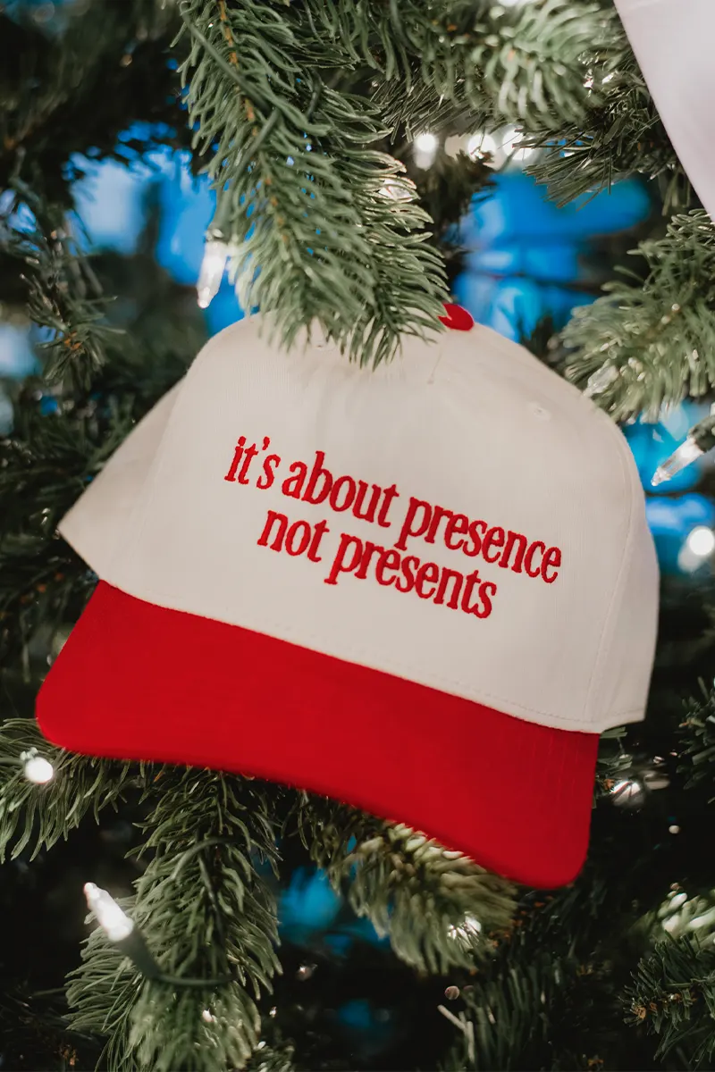 It's About Presence, Not Presents Vintage Hat - Image 2