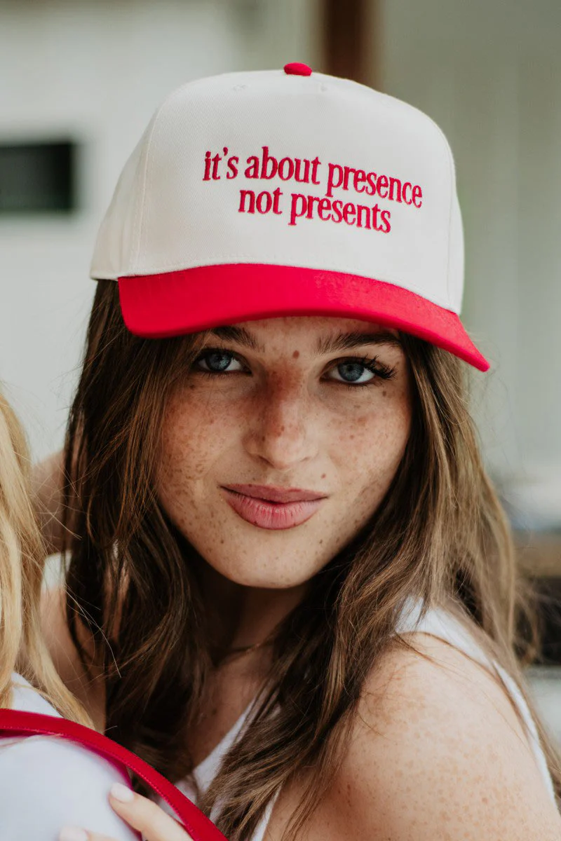 It's About Presence, Not Presents Vintage Hat - Image 3