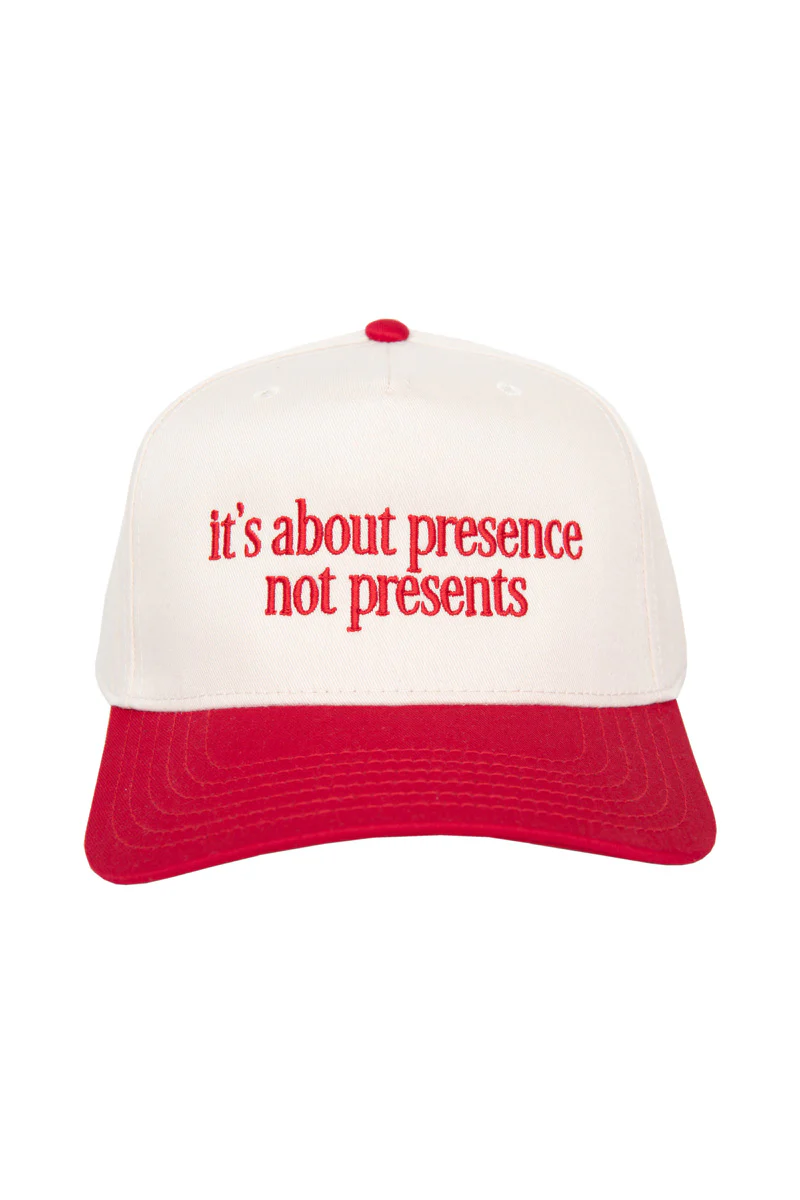 It's About Presence, Not Presents Vintage Hat - Image 4