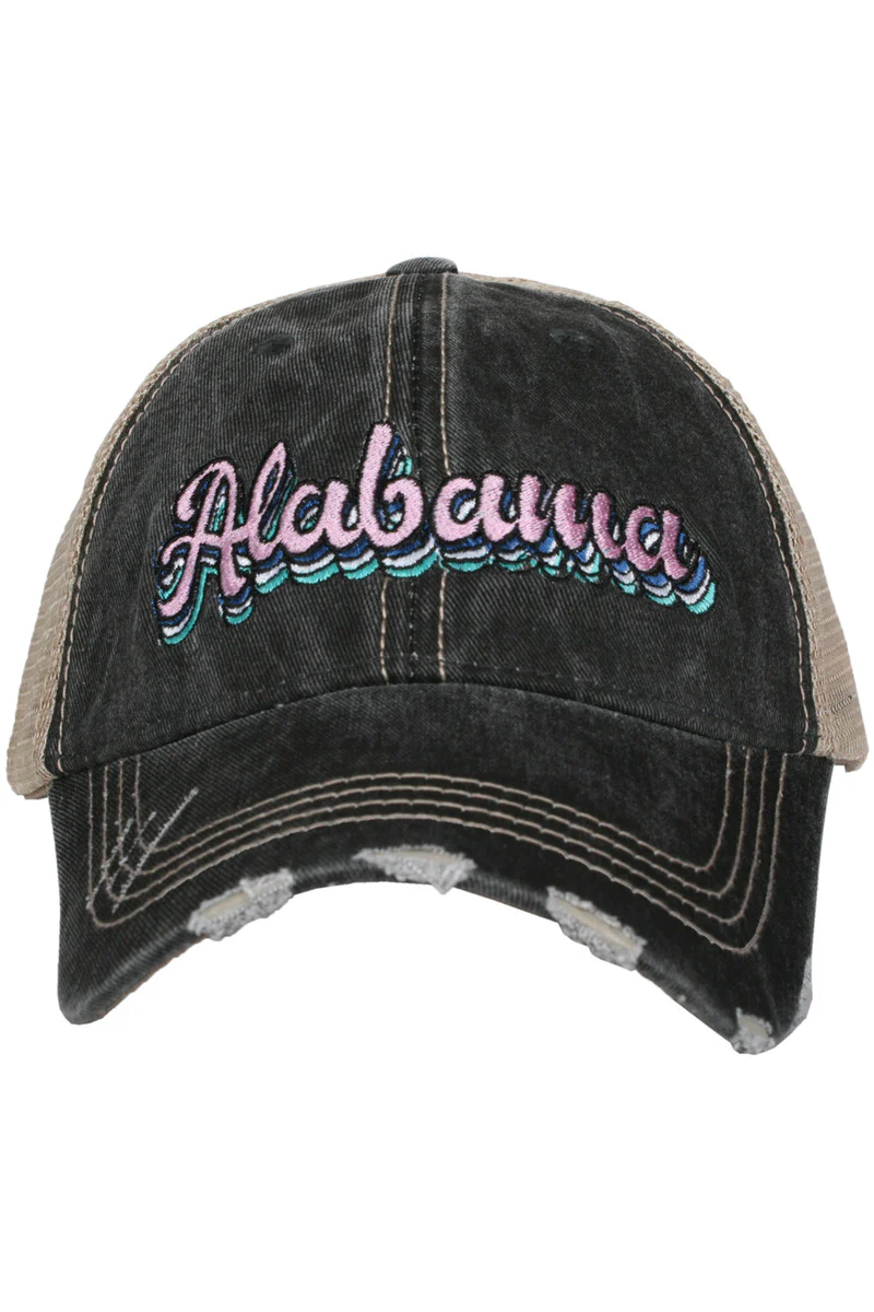 Alabama Layered Women's Trucker Hats - Image 2