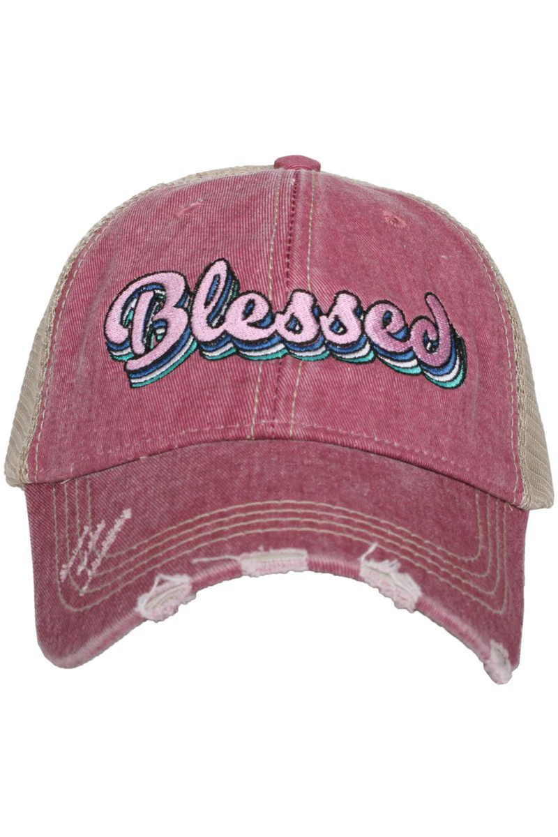 Blessed Layered Trucker Hats - Image 4