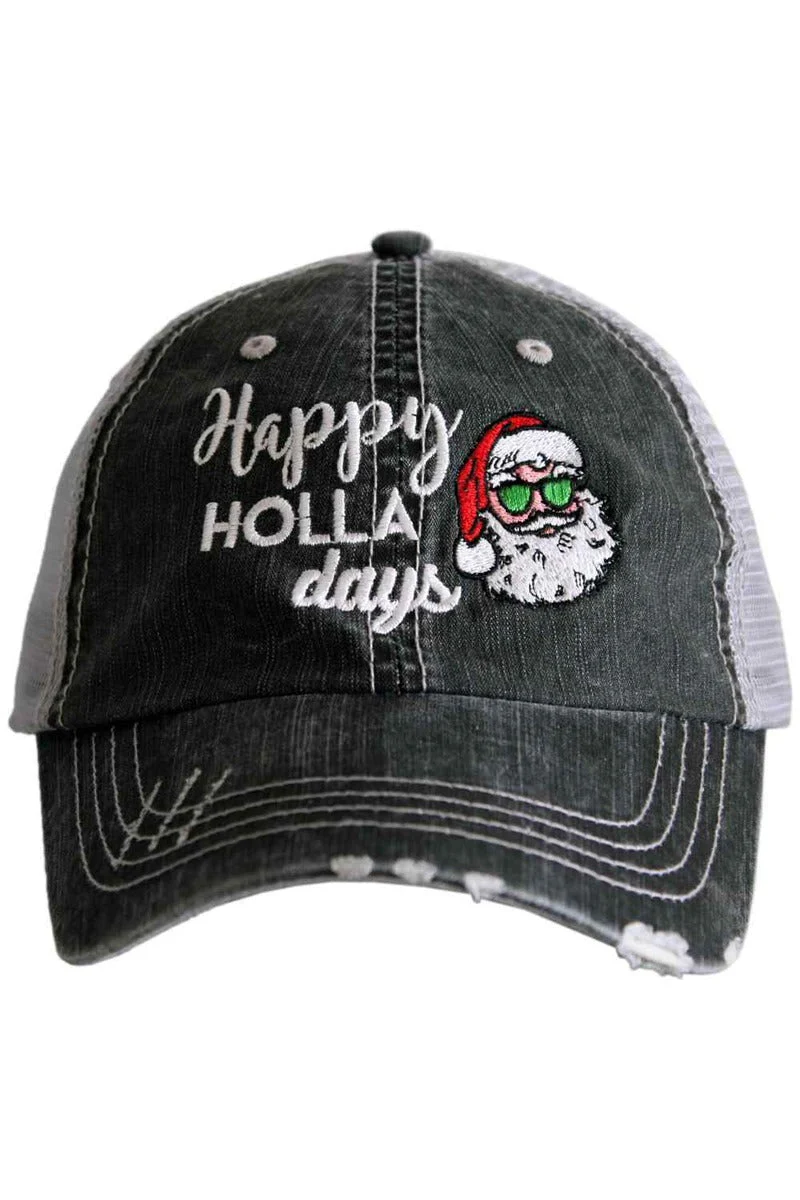 Happy Holla Days Trucker Hat - Image 2