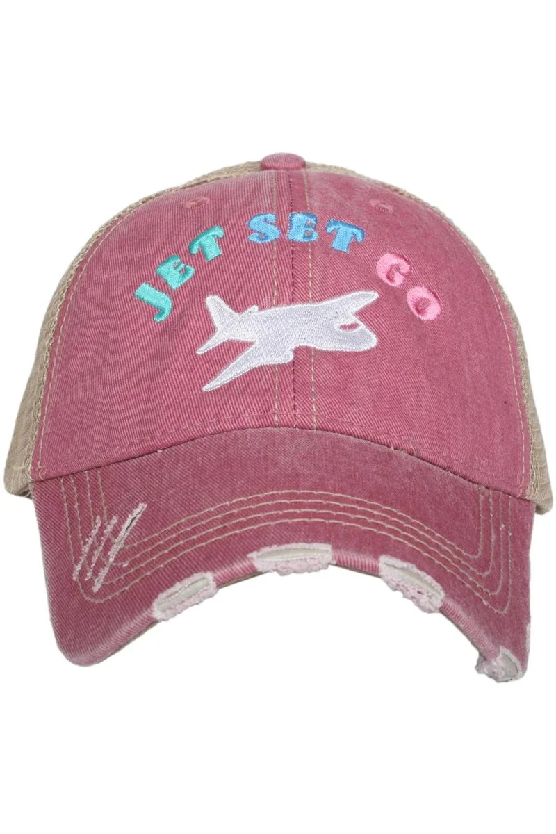 Jet Set Go Trucker Hats