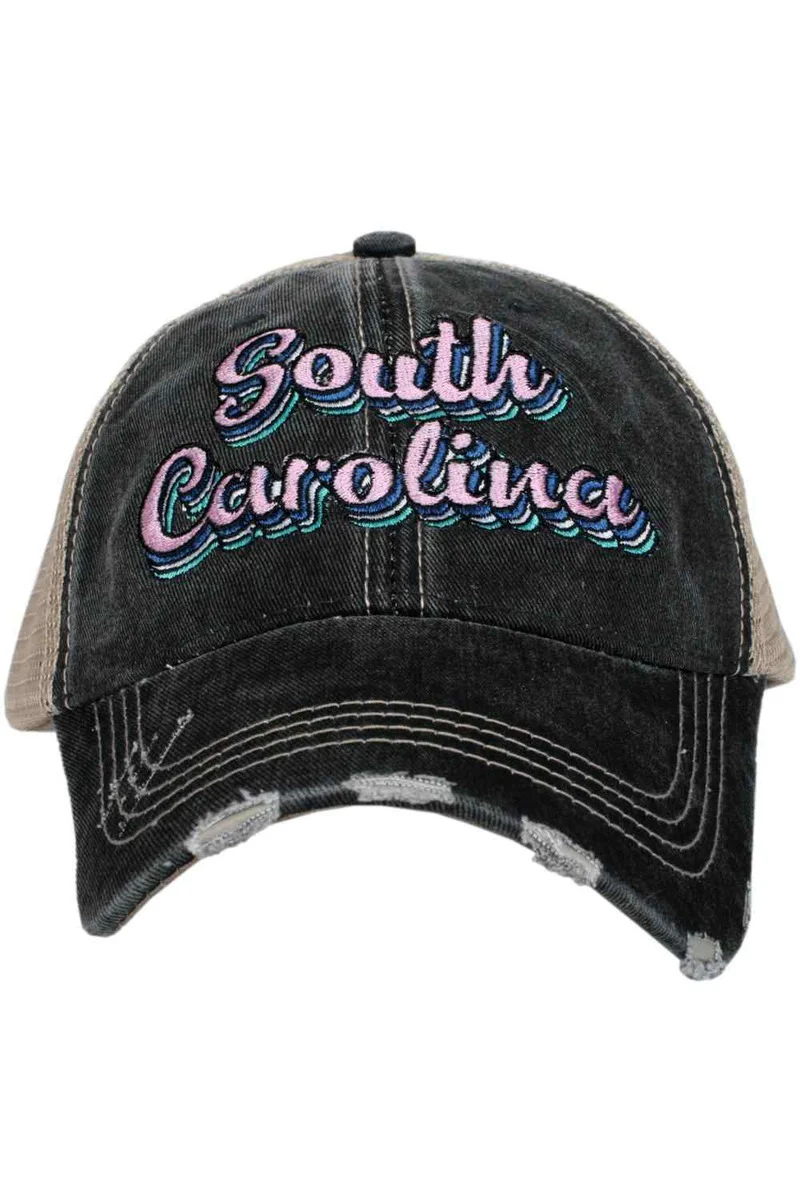 South Carolina Layered Trucker Hats - Image 2
