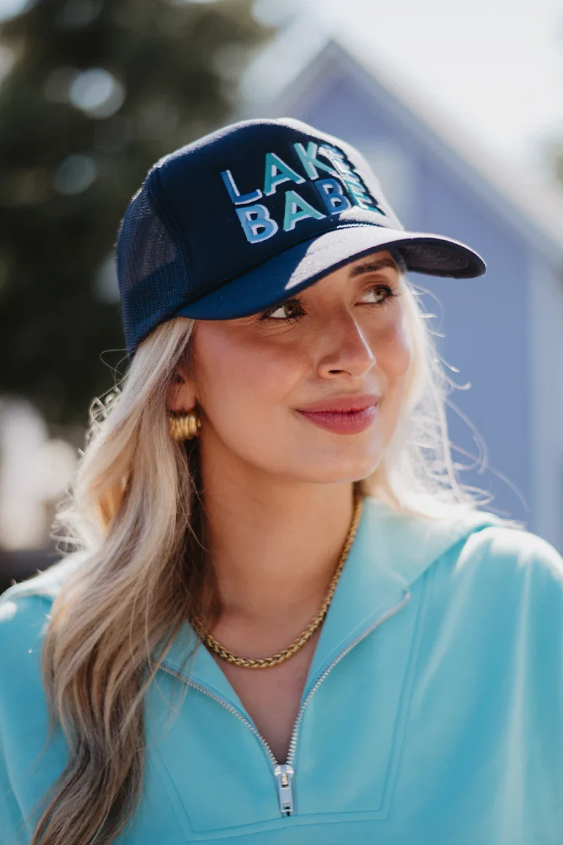 Lake Babe Cute Foam Trucker Hat - Image 2