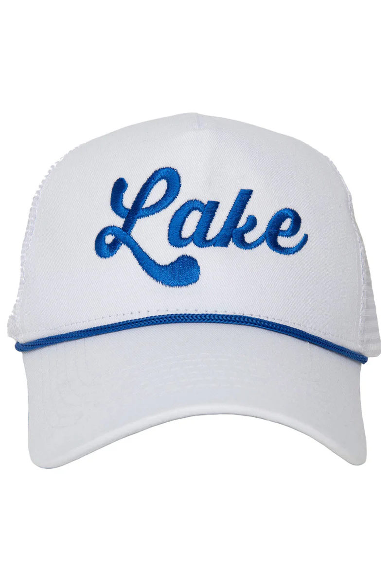 Lake Trucker Cap with Blue Rope - Image 2