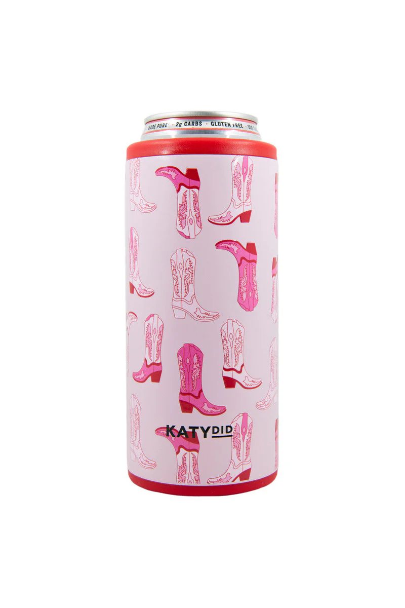 Light Pink Western Boots Slim Can Insulator - Image 3