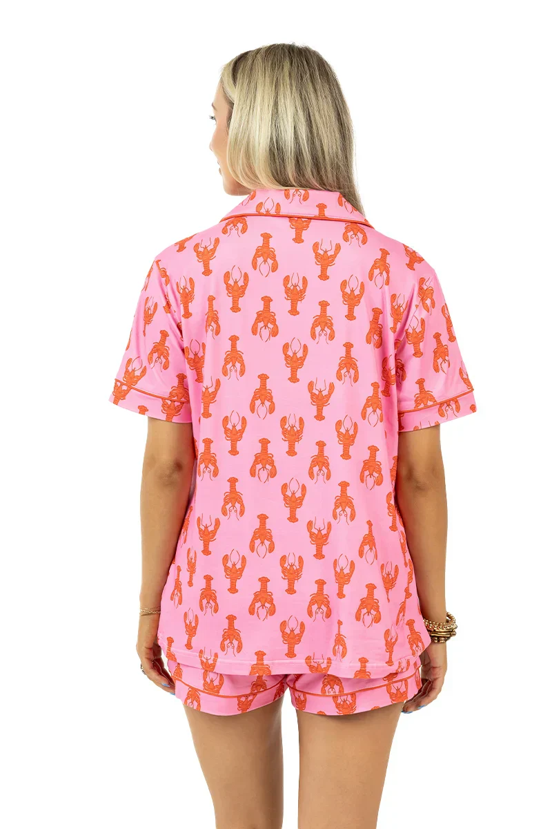 Lobsters Women's Pajama Shorts - Image 7