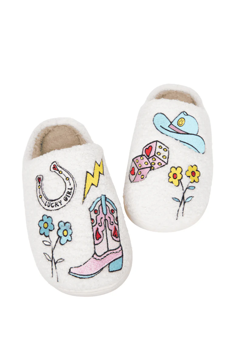 Lucky Cowgirl Icons Shoes Slippers - Image 2