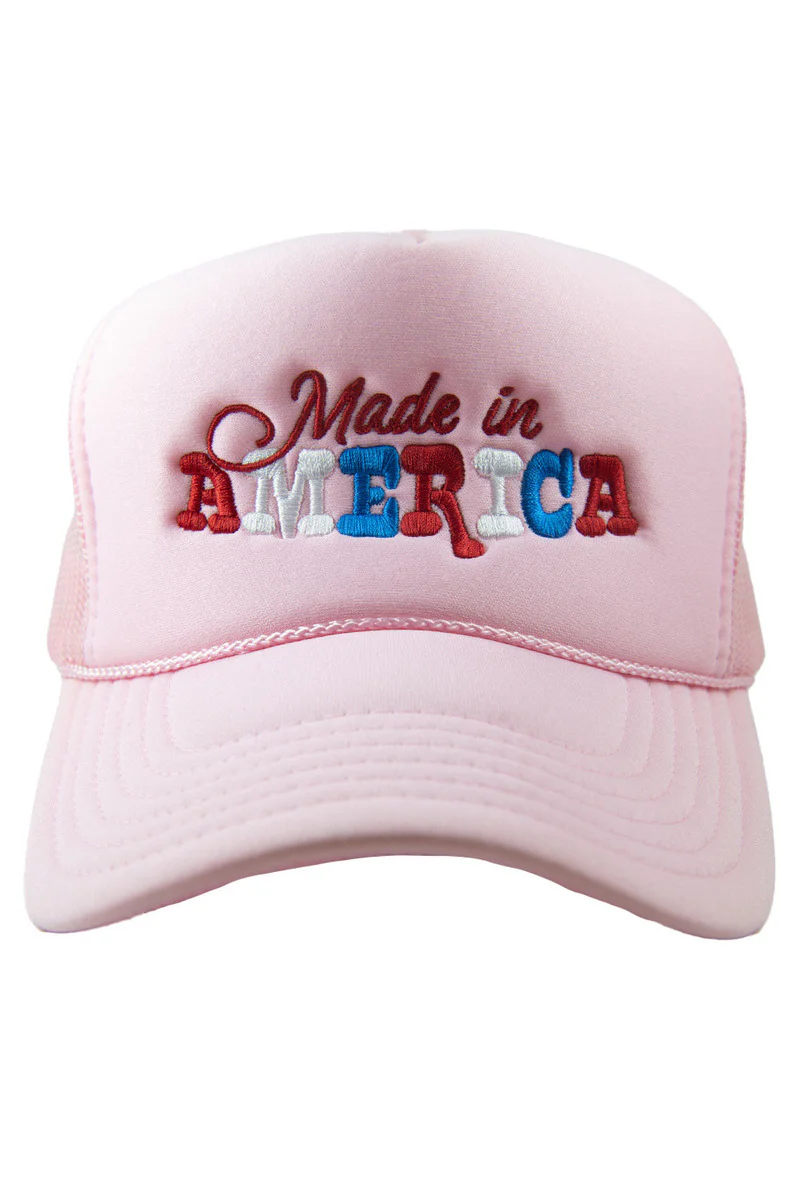 Made in America Foam Embroidered Trucker Hat - Image 3