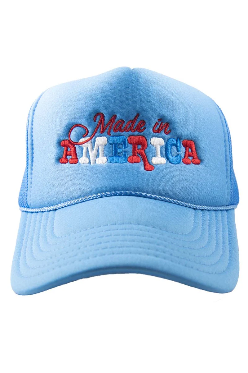 Made in America Foam Embroidered Trucker Hat - Image 4