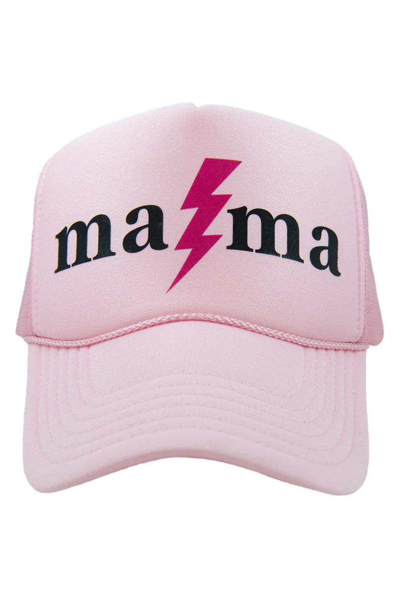 MAMA Lightning Bolt Foam Trucker Hat - Image 6