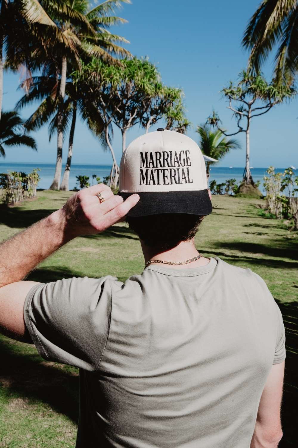Marriage Material Two-Toned Retro Hat - Image 8