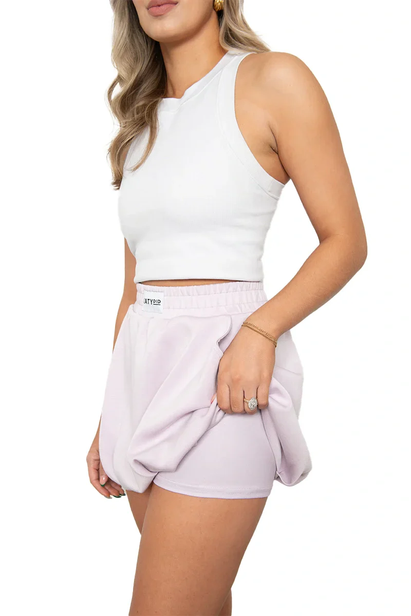 Mauve Athletic Bubble Skort - Image 3
