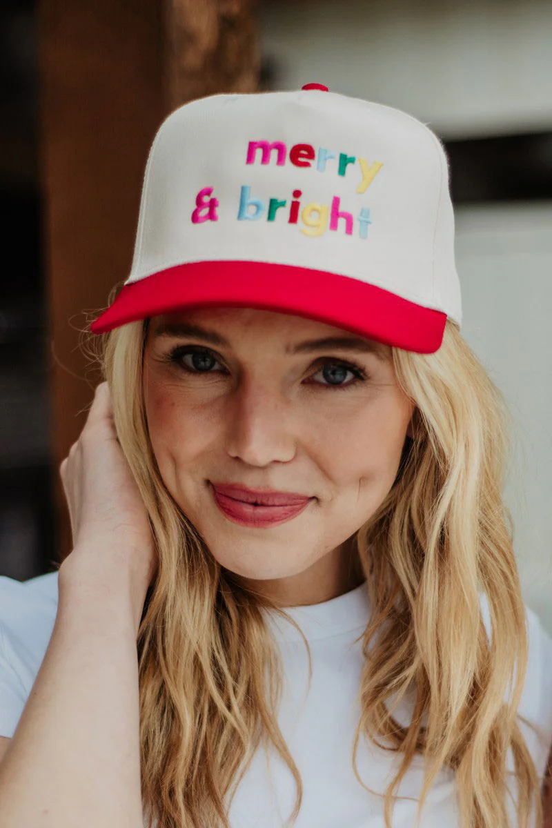 Merry & Bright (Multi) Vintage Trucker Hat - Image 3