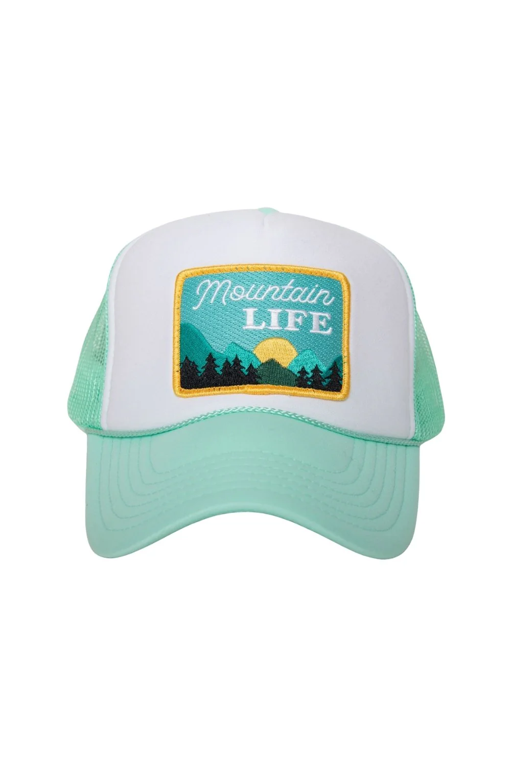 Mountain Life Patch Foam Trucker Hat - Image 5