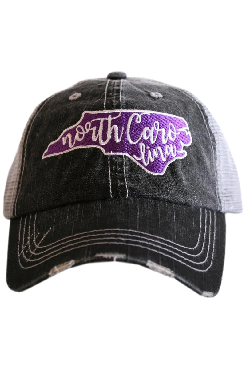 North Carolina State Patch Trucker Hat - Image 2