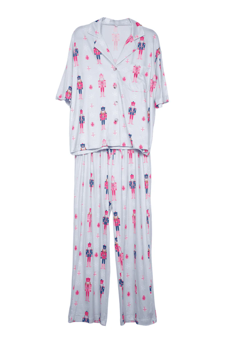 Nutcrackers Christmas Blue Matching Holiday PJs - Image 3