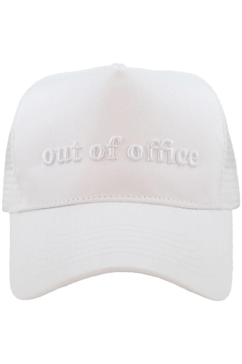 Out of Office 3-D Embroidered Trucker Hat - Image 2