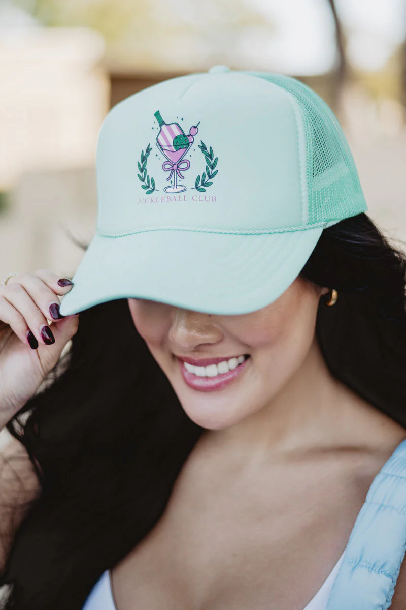 Pickleball Club Martini Foam Trucker Hat - Image 2