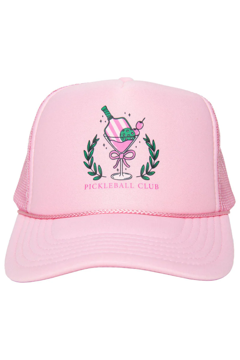 Pickleball Club Martini Foam Trucker Hat - Image 4