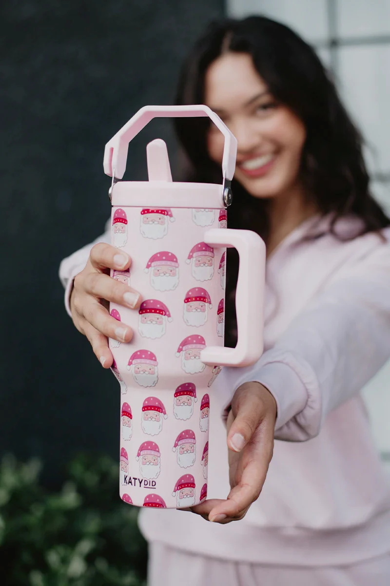 Pink Santas 38 Oz Tumbler - Image 2
