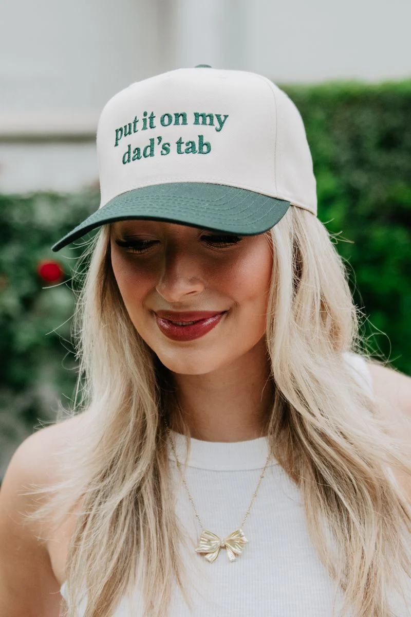 Put It On My Dad's Tab Vintage Hat - Image 3