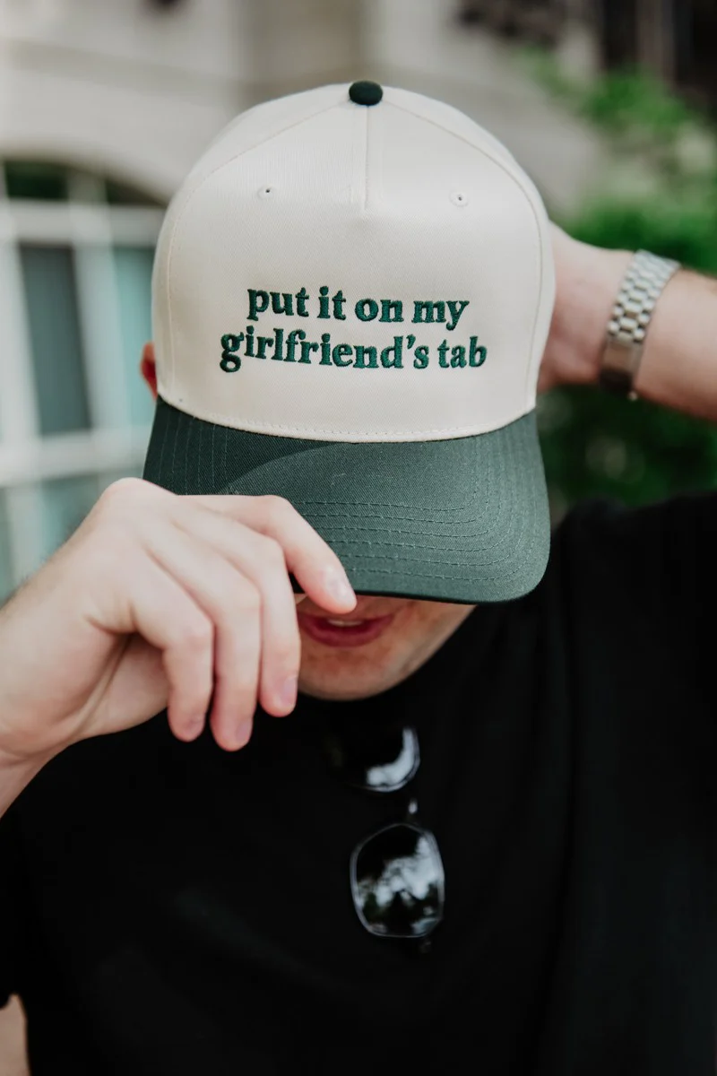 Put It On My Girlfriend's Tab Two-Toned Hat - Image 2