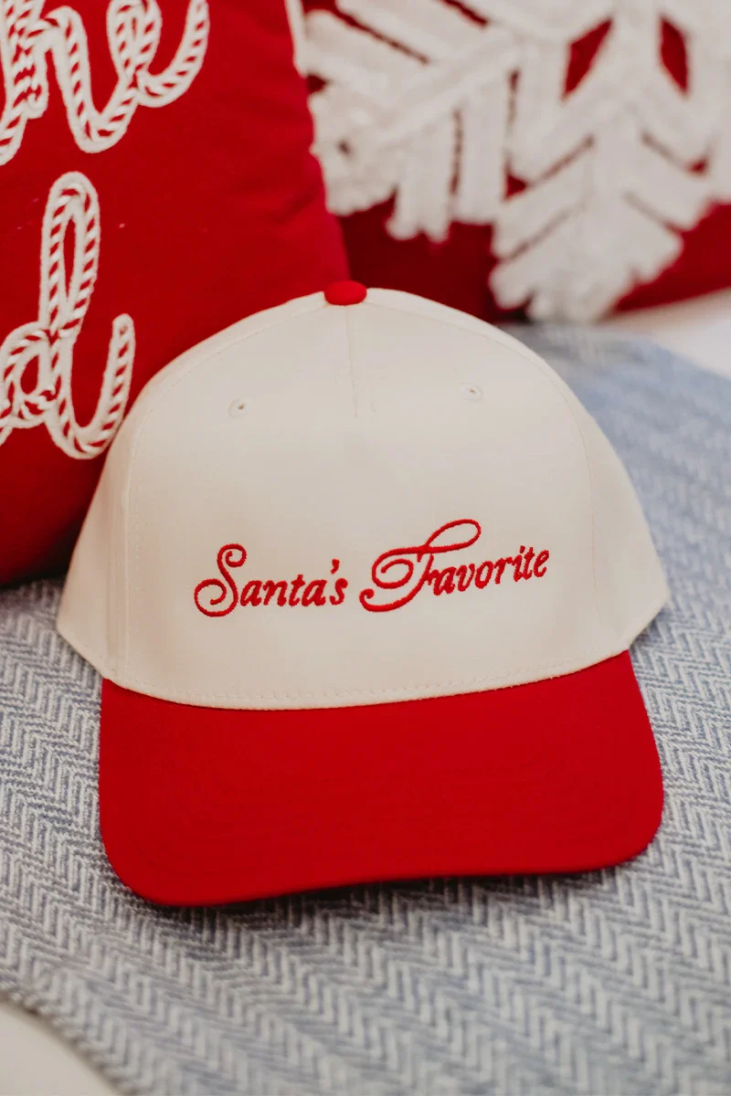 Santa's Favorite Vintage Trucker Hat - Image 2