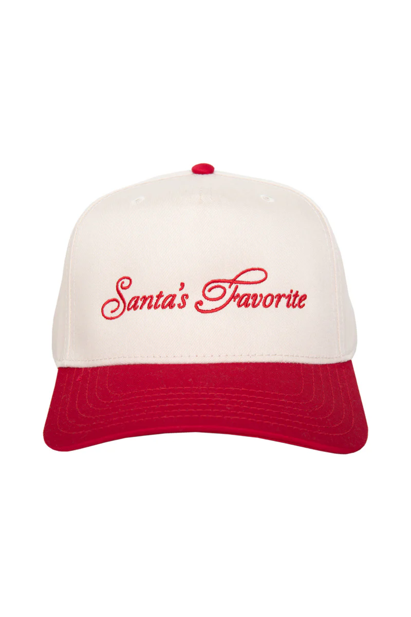 Santa's Favorite Vintage Trucker Hat - Image 3
