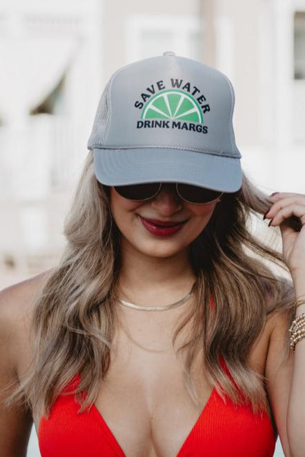 Save Water Drink Margs Foam Trucker Hat - Image 3