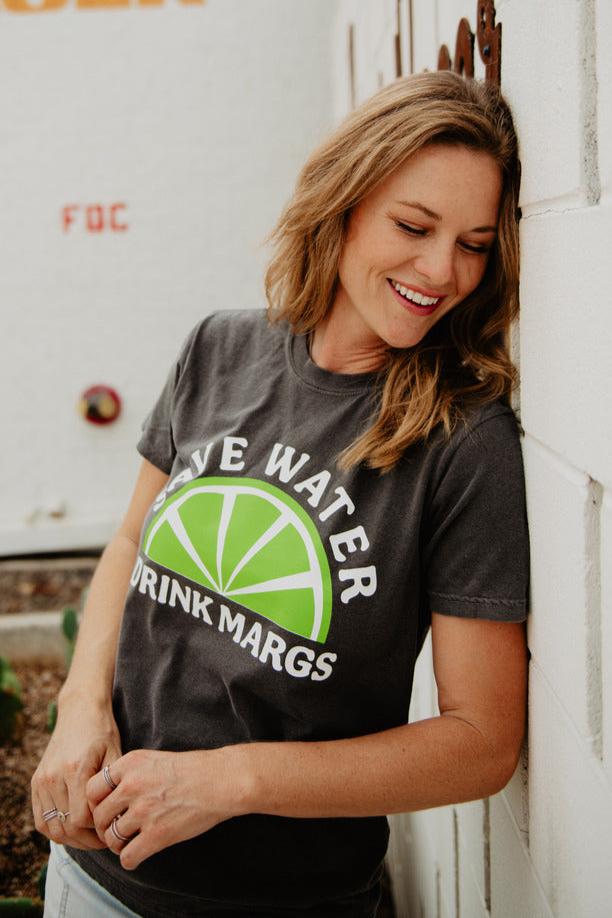 Save Water Drink Margs T-Shirt - Image 3