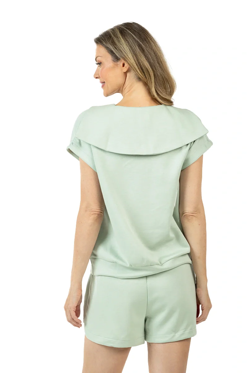 Seafoam Half Zip Comfort Set - Image 6