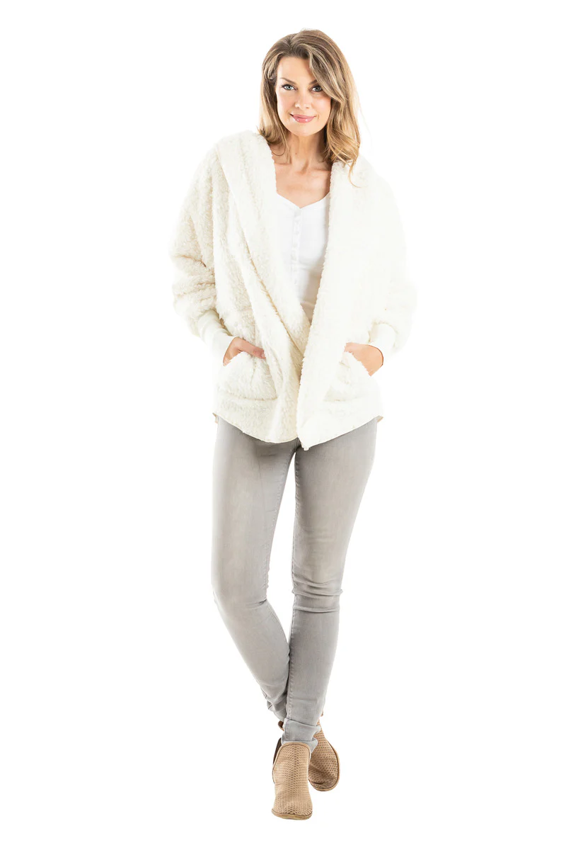Sherpa Body Wrap/Cardigan for Women Hoodie (7 colors) - Image 10