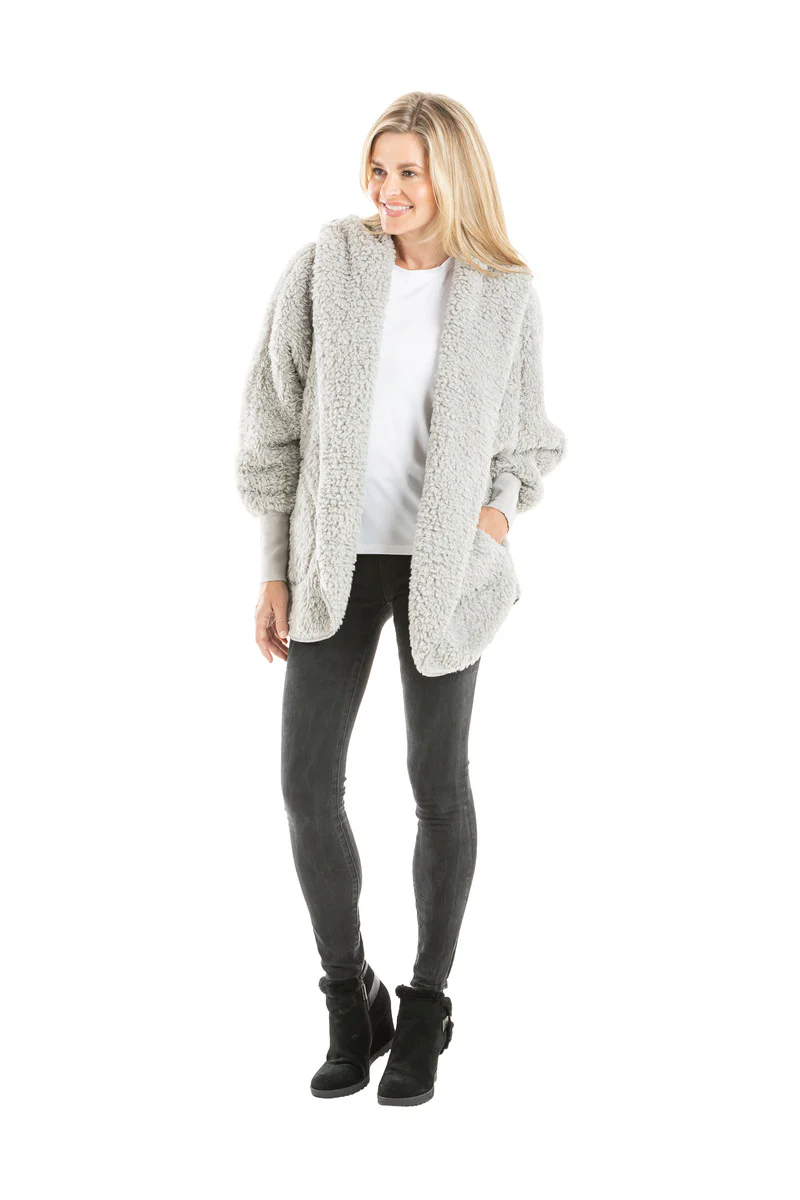 Sherpa Body Wrap/Cardigan for Women Hoodie (7 colors) - Image 6