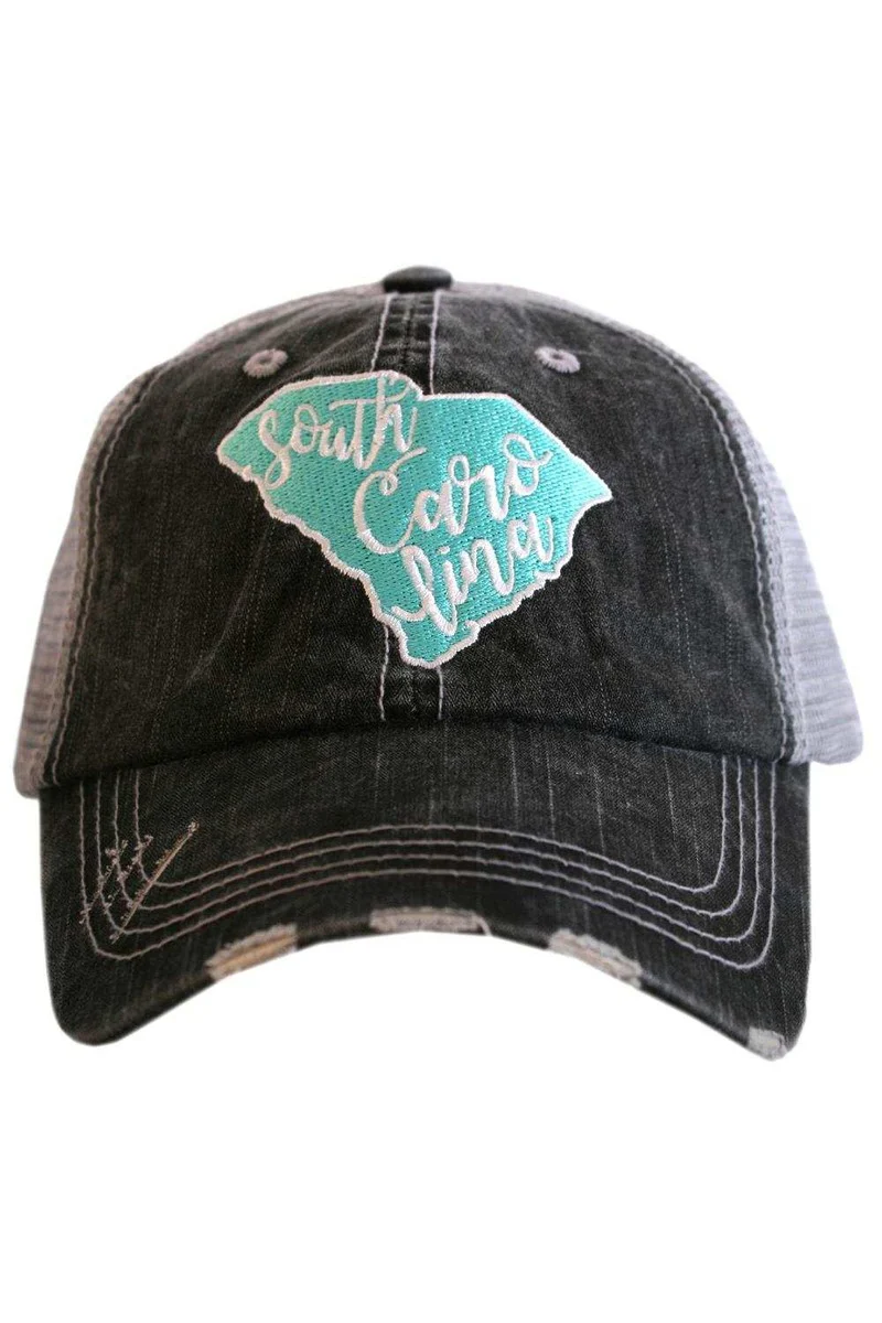South Carolina State Patch Trucker Hat - Image 2