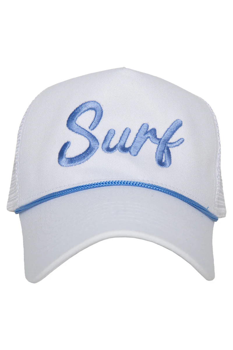 Surf Cursive Vacation Hat with Rope - Image 4