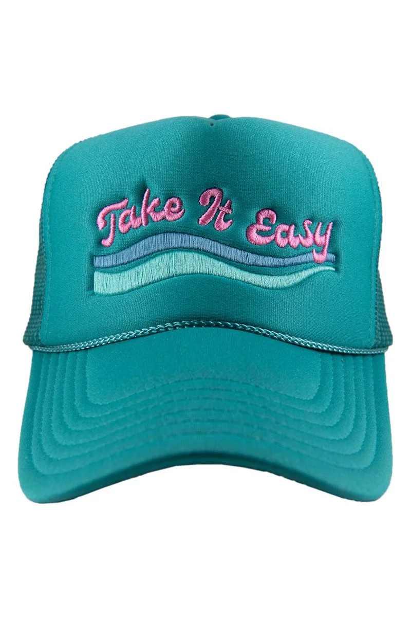 Take It Easy Foam Trucker Hat - Image 3