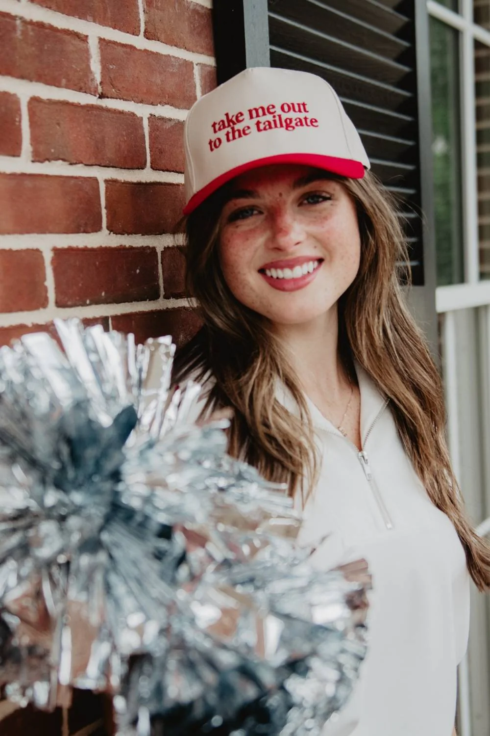 Take Me Out To The Tailgate Two-Toned Hat - Image 2