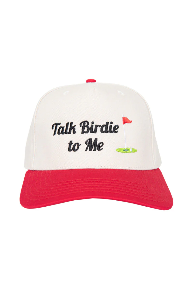 Talk Birdie To Me Men's Golf Vintage Hat - Image 6