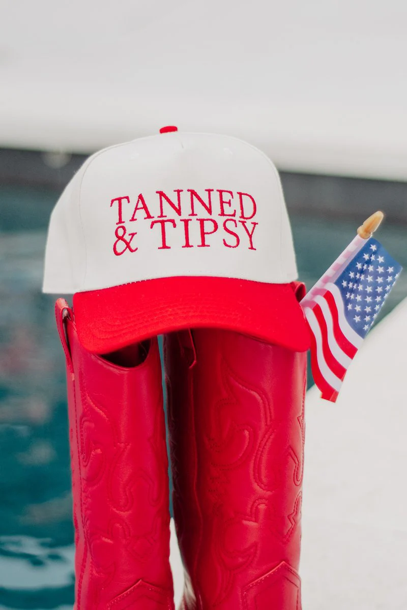 Tanned & Tipsy Vintage Hat - Image 10