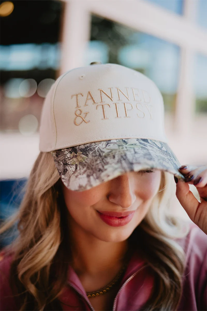 Tanned & Tipsy Vintage Hat - Image 4
