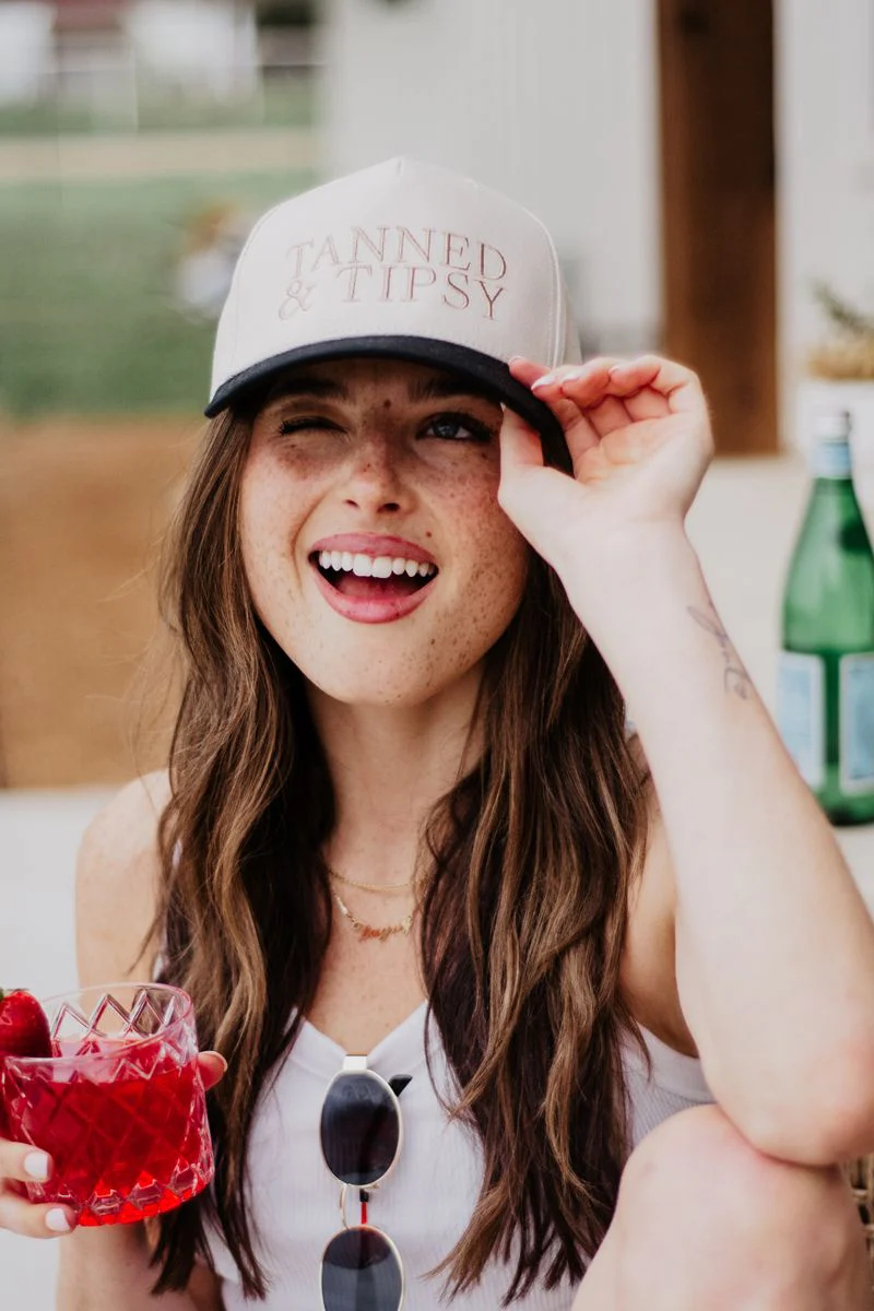 Tanned & Tipsy Vintage Hat - Image 7