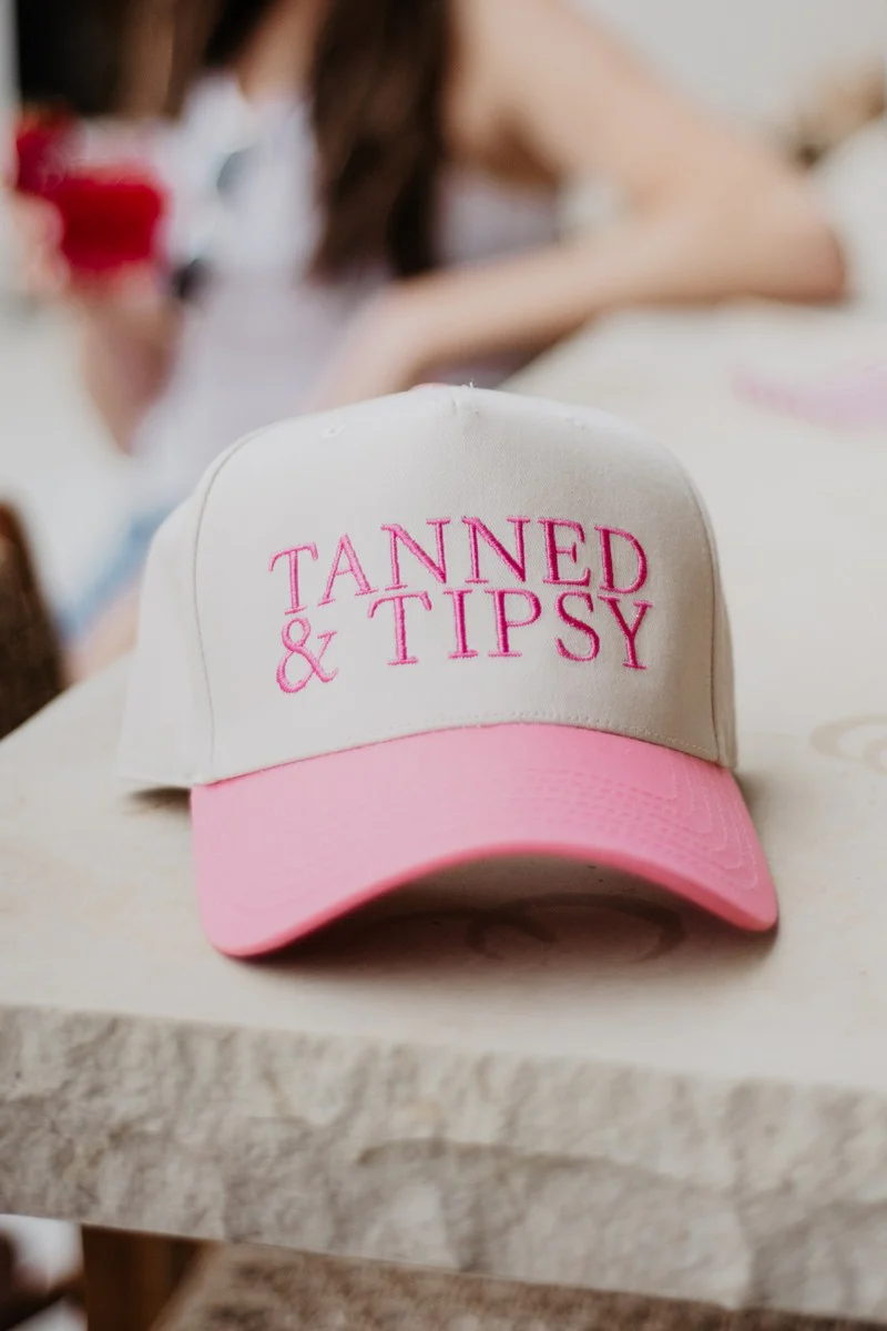 Tanned & Tipsy Vintage Hat - Image 9